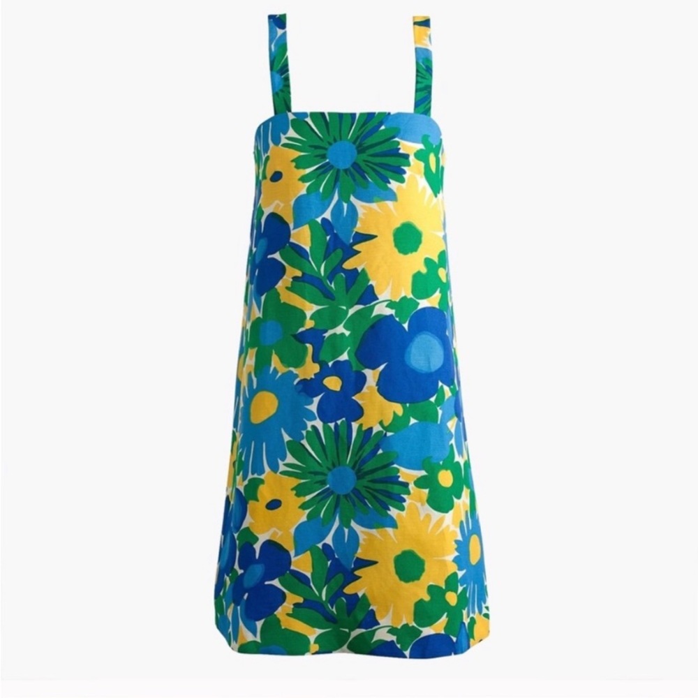 J Crew Morning Floral Shift Dress Size 4